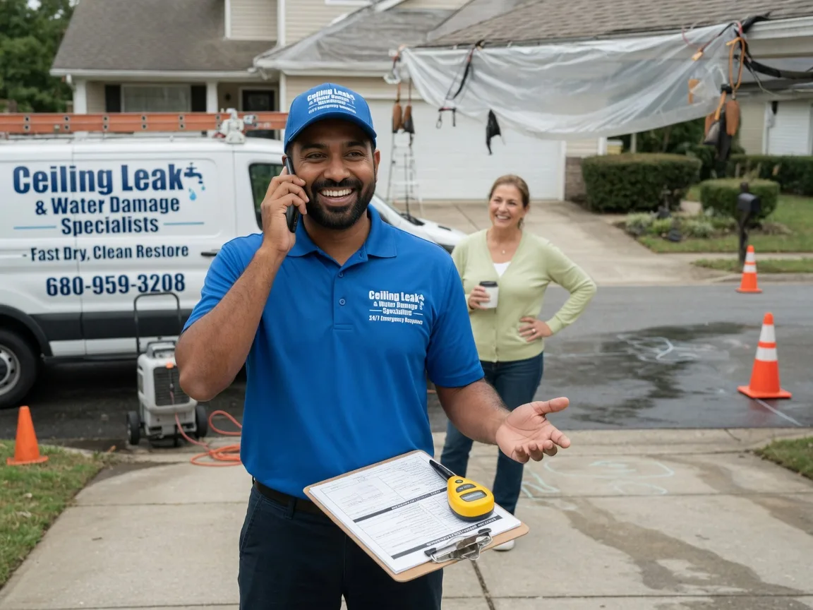 Ceiling Leak Cleanup Darien Center, NY FAQs